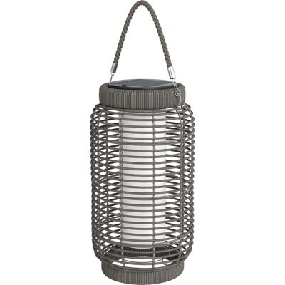 Lanterne solaire extérieure grise Outsunny - Éclairage de jardin étanche - IP44 - Publicité Lanterne solaire extérieure grise Outsunny - Éclairage de jardin étanche - IP44 - Publicité