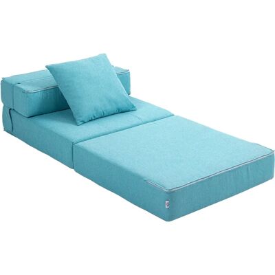 HOMCOM - Chauffeuse-lit convertible 1 place - Sofa bed chair - Publicité HOMCOM - Chauffeuse-lit convertible 1 place - Sofa bed chair - Publicité