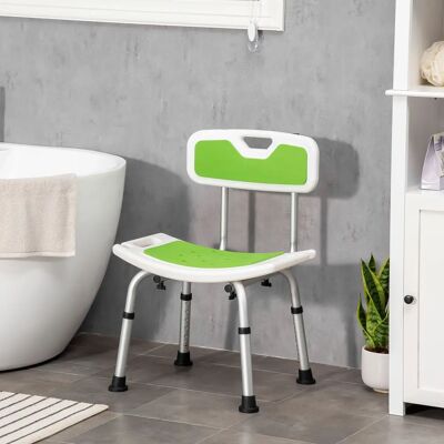 HOMCOM - Siège de douche - Aluminium - Réglage en six hauteurs - Tabouret de bain - Publicité HOMCOM - Siège de douche - Aluminium - Réglage en six hauteurs - Tabouret de bain - Publicité