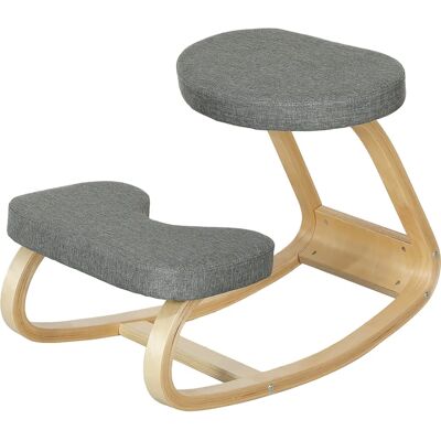 HOMCOM Siège assis genoux - Chaise ergonomique - Soulagement du dos - Publicité HOMCOM Siège assis genoux - Chaise ergonomique - Soulagement du dos - Publicité