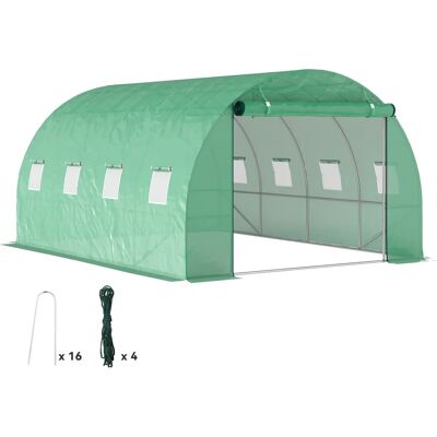 Outsunny Invernadero de Jardín 3x4m - Invernadero de Jardín Outsunny Invernadero de Jardín 3x4m - Invernadero de Jardín