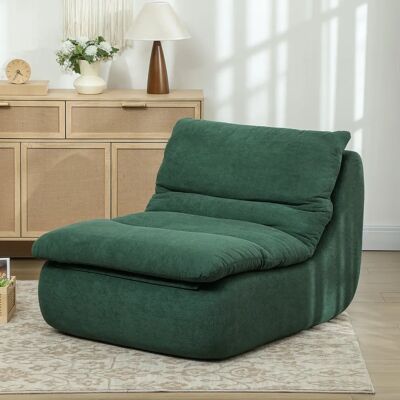 HOMCOM - Fauteuil paresseux - Verde - 1 lugar - Recliner chair HOMCOM - Fauteuil paresseux - Verde - 1 lugar - Recliner chair