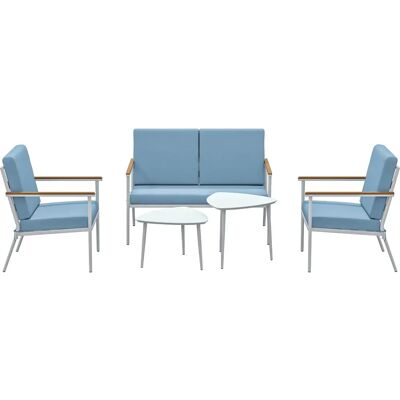 Outsunny - Balcony 5pc - 2Sofa - 2Chairs - Garden Set Outsunny - Balcony 5pc - 2Sofa - 2Chairs - Garden Set