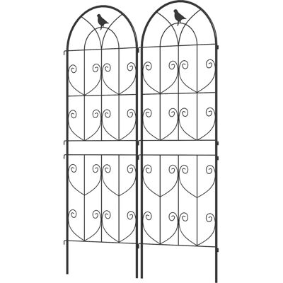 Support pour plantes avec oiseaux - 50 x 150 cm - Treillis de jardin - Publicité Support pour plantes avec oiseaux - 50 x 150 cm - Treillis de jardin - Publicité