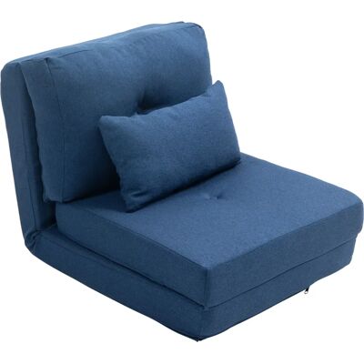 Sillón Plegable HOMCOM - Respaldo Ajustable - Sofá para Invitados Sillón Plegable HOMCOM - Respaldo Ajustable - Sofá para Invitados