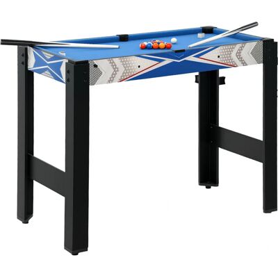 SPORTNOW - 5-en-1 - Bleu - Table de jeu - Publicité SPORTNOW - 5-en-1 - Bleu - Table de jeu - Publicité