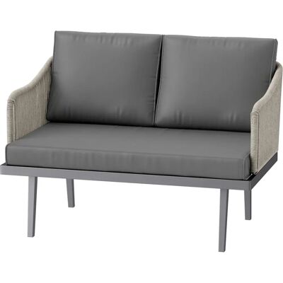 Divano da giardino Outsunny 2 posti con cuscini - Arredo da esterno Divano da giardino Outsunny 2 posti con cuscini - Arredo da esterno