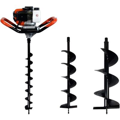 GT GARDEN Taladro de tierra - 52cm3, 3HP, Juego de brocas GT GARDEN Taladro de tierra - 52cm3, 3HP, Juego de brocas
