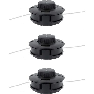 GT GARDEN - Juego de 3 cabezales de alambre profesionales para desbrozadoras y multifunción - Jardinería GT GARDEN - Juego de 3 cabezales de alambre profesionales para desbrozadoras y multifunción - Jardinería