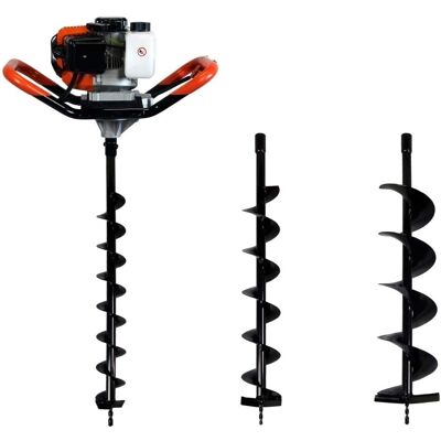 GT GARDEN Trivella a scoppio - 52 cc, 3 HP, Velocità variabile, Include 3 punte GT GARDEN Trivella a scoppio - 52 cc, 3 HP, Velocità variabile, Include 3 punte
