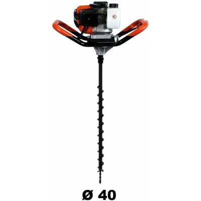 GT GARDEN Taladro de tierra - 52cc, 3HP, broca 40mm - Taladro de tierra GT GARDEN Taladro de tierra - 52cc, 3HP, broca 40mm - Taladro de tierra