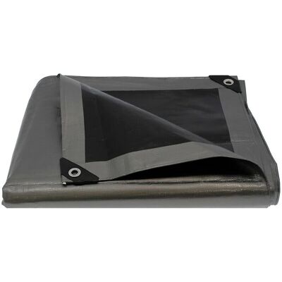 Lona de protección impermeable y resistente a UV - 260 g/m² - 6x8m Lona de protección impermeable y resistente a UV - 260 g/m² - 6x8m