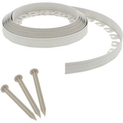 Bordure de jardin flexible blanche GT GARDEN - 4cm x 10m - Publicité Bordure de jardin flexible blanche GT GARDEN - 4cm x 10m - Publicité