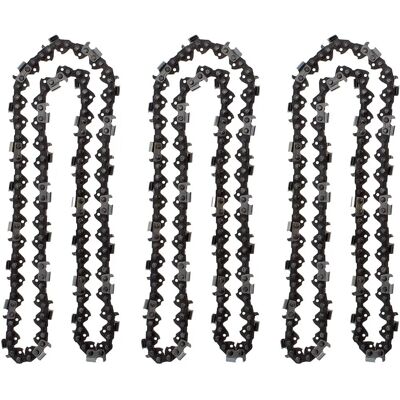 Juego de cadenas GT GARDEN - 3 cadenas 66 eslabones - guía 16 pulgadas Juego de cadenas GT GARDEN - 3 cadenas 66 eslabones - guía 16 pulgadas