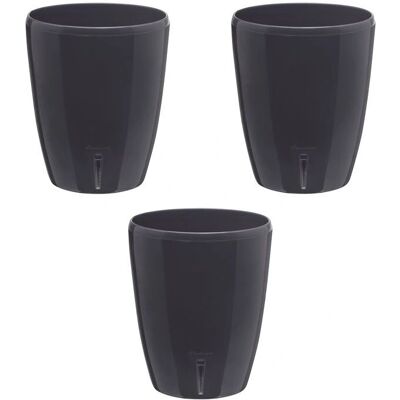 GT GARDEN - Orchidea - Anthracite - 2 litres - Pot de plante - Publicité GT GARDEN - Orchidea - Anthracite - 2 litres - Pot de plante - Publicité