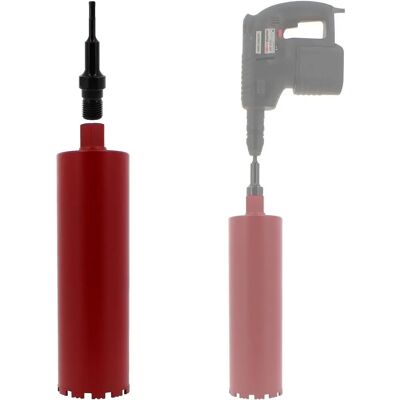 GT MARKET Mèche diamantée 127mm - Adaptateur SDS-plus - Publicité GT MARKET Mèche diamantée 127mm - Adaptateur SDS-plus - Publicité