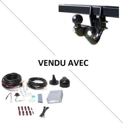 Bosal Oris Renault Kangoo 2013-2021 Standard + Faisceau 7 broches + Boîtier Électronique - Attelage Bosal Oris Renault Kangoo 2013-2021 Standard + Faisceau 7 broches + Boîtier Électronique - Attelage