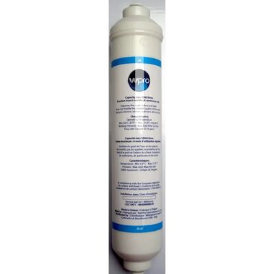 Cartouche filtre à eau WPRO USC100 - Réfrigérateur Congélateur Cartouche filtre à eau WPRO USC100 - Réfrigérateur Congélateur