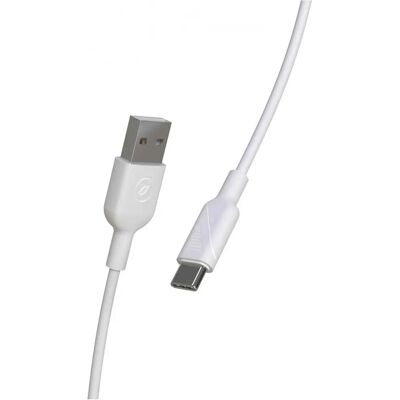 Câble USB Muvit - 3m, USB A à USB C, Blanc - Câble USB Câble USB Muvit - 3m, USB A à USB C, Blanc - Câble USB