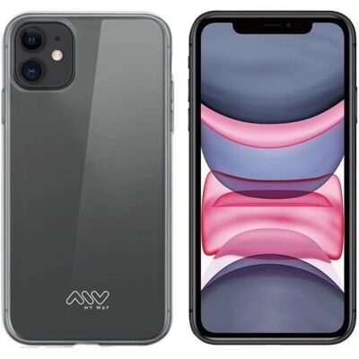 Myway Transparante TPU Hoes voor iPhone 11 Myway Transparante TPU Hoes voor iPhone 11