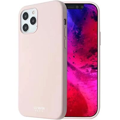 Coque Rose So Seven pour iPhone 12 Pro Max - Étui pour Smartphone - Publicité Coque Rose So Seven pour iPhone 12 Pro Max - Étui pour Smartphone - Publicité