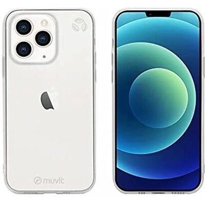 Muvit MCCRS0159 Recycelte transparente Hülle für iPhone 13 Pro Muvit MCCRS0159 Recycelte transparente Hülle für iPhone 13 Pro