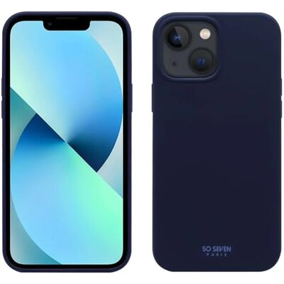 So Seven iPhone 13 Blau gerecyclede siliconen hoesje So Seven iPhone 13 Blau gerecyclede siliconen hoesje
