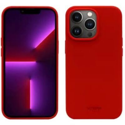 Roze gerecyclede siliconenhoes voor iPhone 13 Pro Max - Hoesje Roze gerecyclede siliconenhoes voor iPhone 13 Pro Max - Hoesje