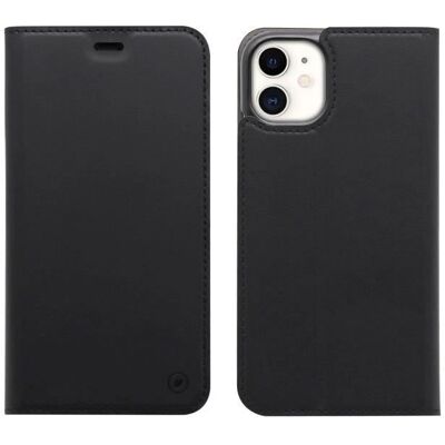 Muvit iPhone 11 Schwarzes Folio-Case mit Kartenfächern Muvit iPhone 11 Schwarzes Folio-Case mit Kartenfächern