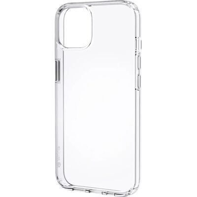 Coque transparente recyclée Muvit pour iPhone 14 - Publicité Coque transparente recyclée Muvit pour iPhone 14 - Publicité