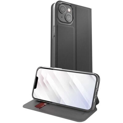 Muvit Zwarte iPhone 14 Plus Folio Stand Hoes Muvit Zwarte iPhone 14 Plus Folio Stand Hoes