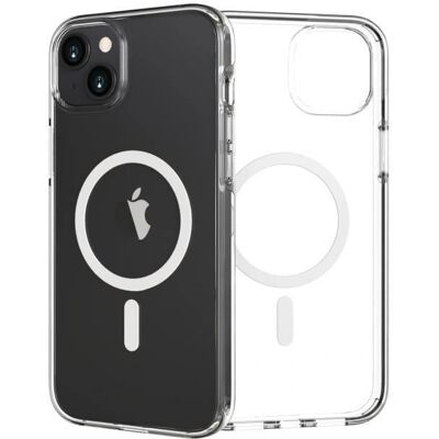 Muvit Transparante Shockproof Cover voor iPhone 14 Plus - Telefoonhoesje Muvit Transparante Shockproof Cover voor iPhone 14 Plus - Telefoonhoesje