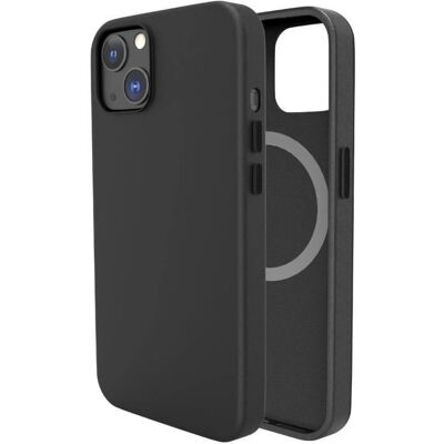 So Seven Coque MagCase Toucher Cuir pour iPhone 14 - Noir - Publicité So Seven Coque MagCase Toucher Cuir pour iPhone 14 - Noir - Publicité
