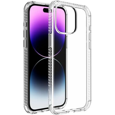 Coque Muvit iPhone 15 Pro Max - Antichoc, Plastique recyclé, Transparent - Publicité Coque Muvit iPhone 15 Pro Max - Antichoc, Plastique recyclé, Transparent - Publicité