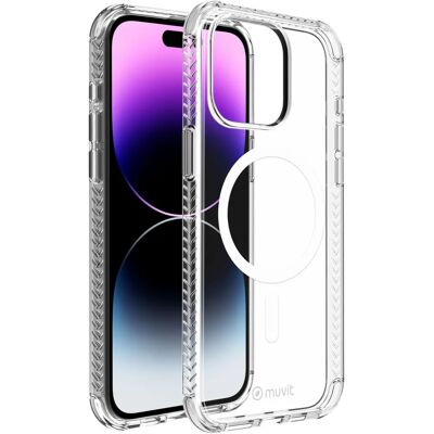 Coque Muvit iPhone 15 Pro Max Résistante aux Chocs - Transparent - Publicité Coque Muvit iPhone 15 Pro Max Résistante aux Chocs - Transparent - Publicité