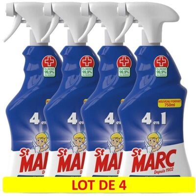 Nettoyant multi-usage St Marc - Pulvérisateur 4en1 - Publicité Nettoyant multi-usage St Marc - Pulvérisateur 4en1 - Publicité