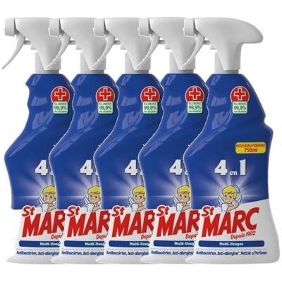 St Marc Nettoyant Multi-surfaces 4-en-1 - Produit de nettoyage - Publicité St Marc Nettoyant Multi-surfaces 4-en-1 - Produit de nettoyage - Publicité