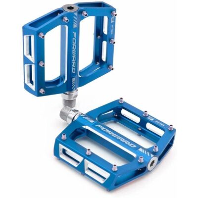 Pédales Forward Patrull - Aluminium - Bleu - Accessoires vélo - Publicité Pédales Forward Patrull - Aluminium - Bleu - Accessoires vélo - Publicité