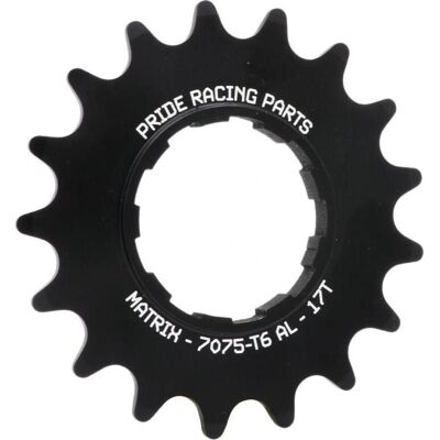 PRIDE RACING Pignon en Aluminium - 16T - Course BMX - Publicité PRIDE RACING Pignon en Aluminium - 16T - Course BMX - Publicité