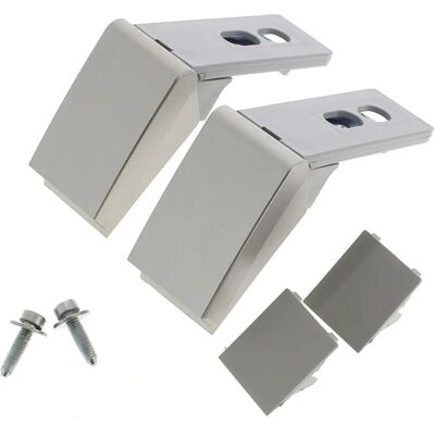 Kit de fixation poignée en inox WPRO - Réparation de réfrigérateur Kit de fixation poignée en inox WPRO - Réparation de réfrigérateur
