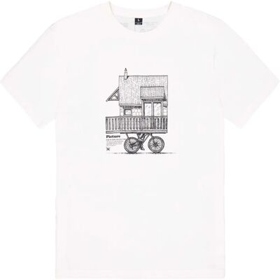 Tricou Picture Ds Bikehouse - Alb Natural - Bărbat Tricou Picture Ds Bikehouse - Alb Natural - Bărbat