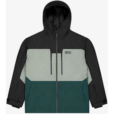 Picture Wasserdichte Ski-Jacke - Modell Object, Grün, Grau, Schwarz Picture Wasserdichte Ski-Jacke - Modell Object, Grün, Grau, Schwarz