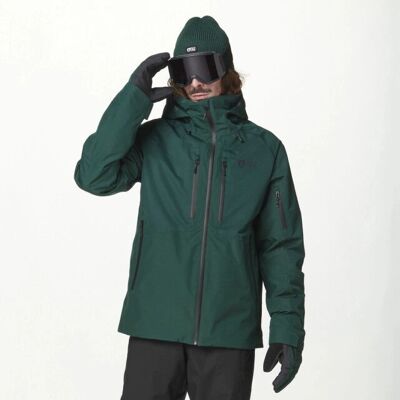 Picture Groene Skijacke - Waterdicht, Geïsoleerd Picture Groene Skijacke - Waterdicht, Geïsoleerd