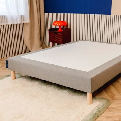 Hypnia Originele gestoffeerde bedbodem - 90x200cm, licht hout - bedbodem Hypnia Originele gestoffeerde bedbodem - 90x200cm, licht hout - bedbodem
