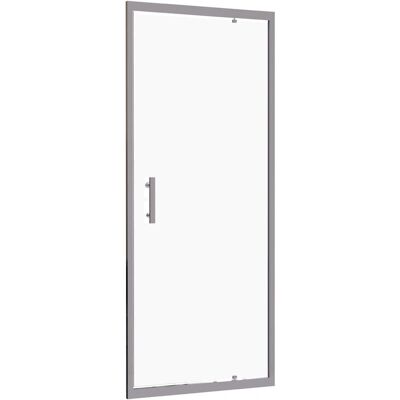 Ondee - Mampara ekla - Giratoria - Vidrio templado - Acabados cromados - 120x185cm Ondee - Mampara ekla - Giratoria - Vidrio templado - Acabados cromados - 120x185cm