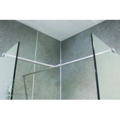 Ondee Barra de soporte para ducha de 90cm - Soporta paneles de 8mm Ondee Barra de soporte para ducha de 90cm - Soporta paneles de 8mm