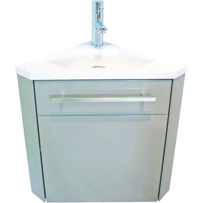 Degeo Nino Lavabo Esquinero - 53cm - Lacado - Kit Degeo Nino Lavabo Esquinero - 53cm - Lacado - Kit