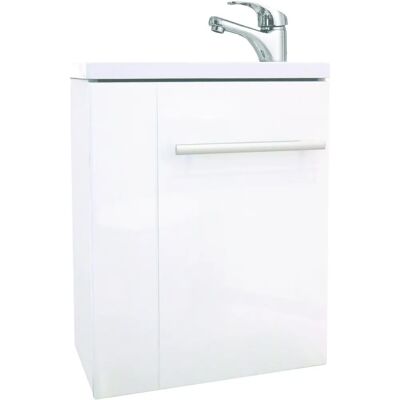 Ondee Modelo Sam Lavamanos Compacto de Pared - 40cm Blanco Ondee Modelo Sam Lavamanos Compacto de Pared - 40cm Blanco