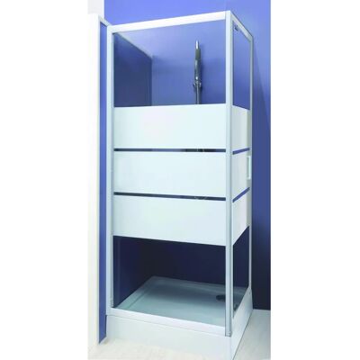 ONDEE Degeo - Paroi fixe - 80x185cm - Blanc - Enclosure de douche - Publicité ONDEE Degeo - Paroi fixe - 80x185cm - Blanc - Enclosure de douche - Publicité