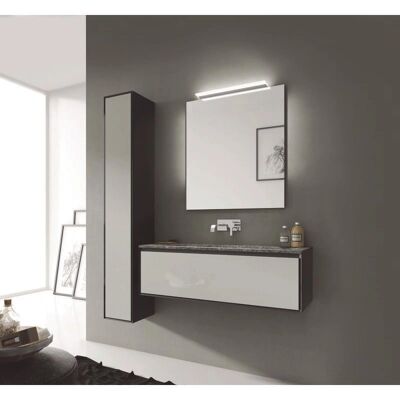 Degeo - Foco LED Meg 30cm - Ajustable, Blanco y Aluminio - Baño Degeo - Foco LED Meg 30cm - Ajustable, Blanco y Aluminio - Baño